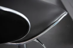 Miliboo 2 Design-Barhocker PEGASE Schwarz* Barhocker
