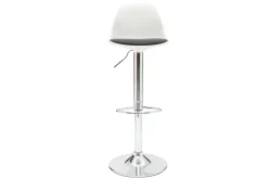 Miliboo 2 Design-Barhocker STEEVY Schwarz und Weiß* Barhocker