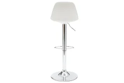 Miliboo 2 Design-Barhocker STEEVY Schwarz und Weiß* Barhocker