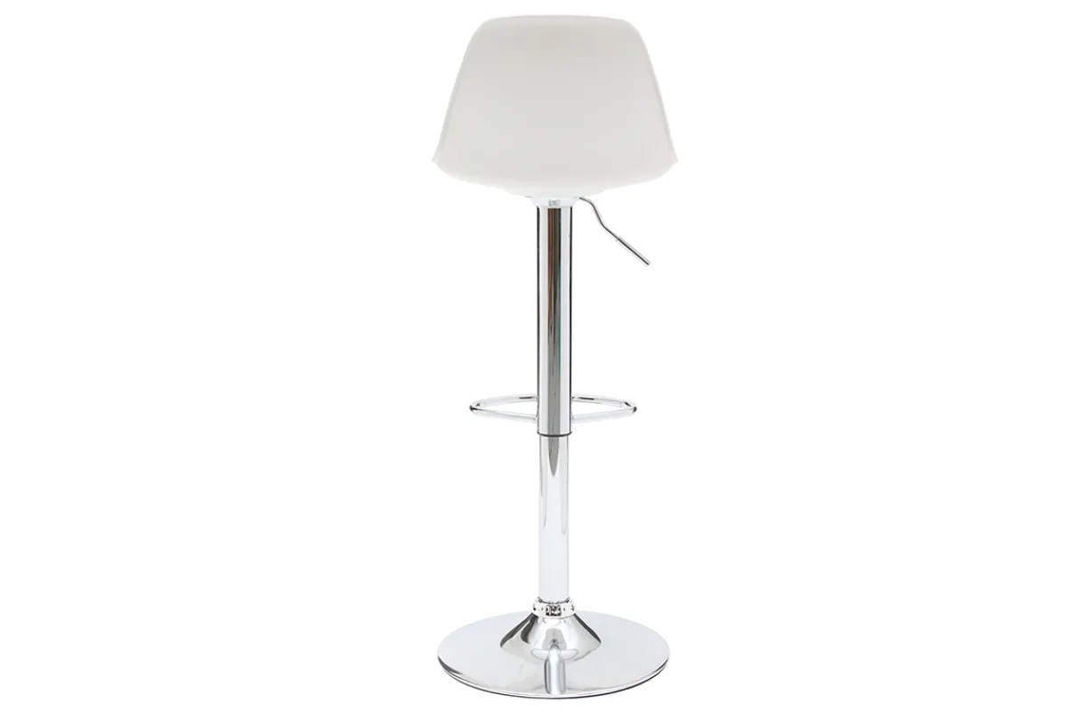Miliboo 2 Design-Barhocker STEEVY Schwarz und Weiß* Barhocker