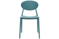 Miliboo 2 Design-Stühle blaugrün Polypropylen ANNA* Design-stühle|Gartenstühle