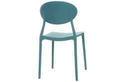 Miliboo 2 Design-Stühle blaugrün Polypropylen ANNA* Design-stühle|Gartenstühle