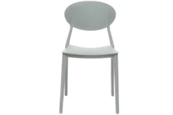 Miliboo 2 Design-Stühle Grau Polypropylen ANNA* Design-stühle|Gartenstühle