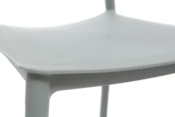 Miliboo 2 Design-Stühle Grau Polypropylen ANNA* Design-stühle|Gartenstühle