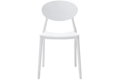 Miliboo 2 Design-Stühle Grau Polypropylen ANNA* Design-stühle|Gartenstühle