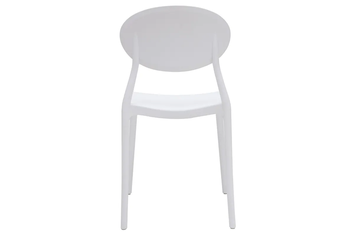 Miliboo 2 Design-Stühle Grau Polypropylen ANNA* Design-stühle|Gartenstühle