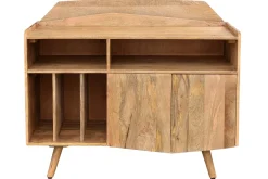 Miliboo Aufbewahrungsschrank Vinyl aus massivem Mangiholz MATAHARI* Sideboards