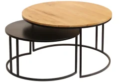 Miliboo Ausziehbare Couchtische aus Holz und Metall TAHL* Couchtische