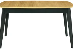 Miliboo Ausziehbare Tischplatte aus schwarzen Furnier 140+40x90 cm MEENA* Ausziehtische