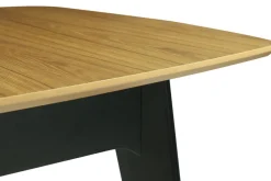 Miliboo Ausziehbare Tischplatte aus schwarzen Furnier 140+40x90 cm MEENA* Ausziehtische