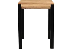 Miliboo Ausziehbarer Bar-Tisch aus Akazie und Metall L80-135 cm TRAP* Bartische/ Bar
