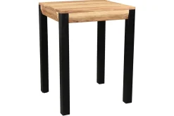 Miliboo Ausziehbarer Bar-Tisch aus Akazie und Metall L80-135 cm TRAP* Bartische/ Bar