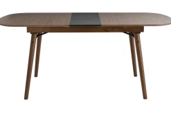 Miliboo Ausziehbarer Esstisch aus Nussbaumholz L150-180 cm SHELDON* Ausziehtische