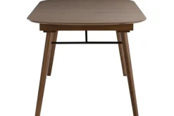 Miliboo Ausziehbarer Esstisch aus Nussbaumholz L150-180 cm SHELDON* Ausziehtische