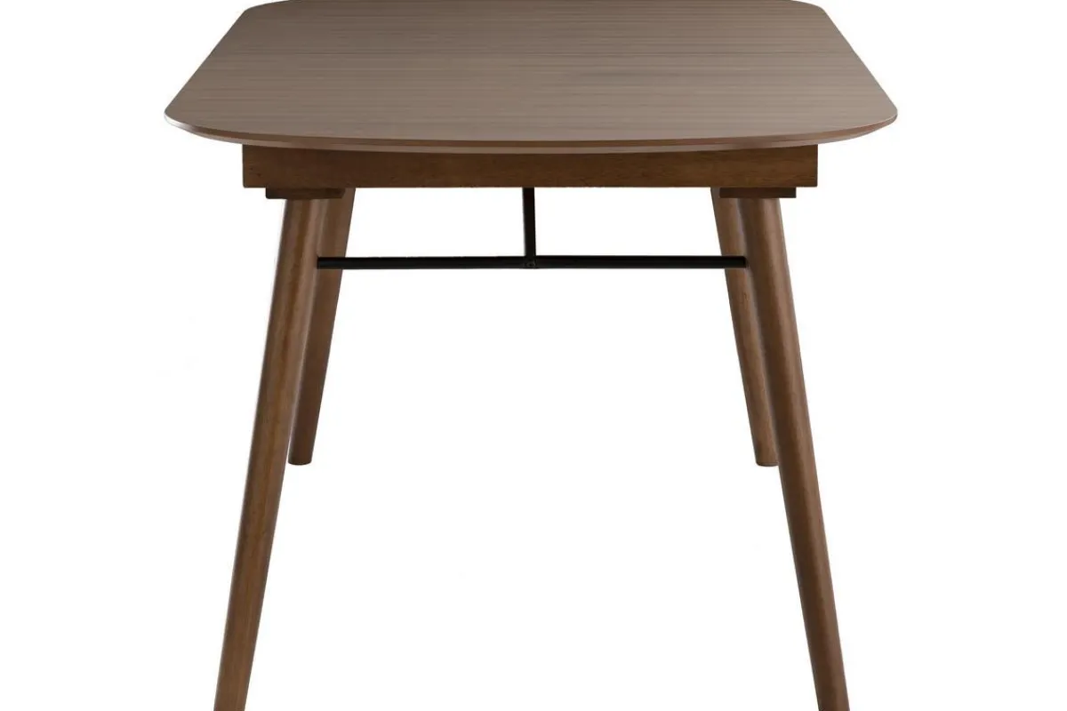 Miliboo Ausziehbarer Esstisch aus Nussbaumholz L150-180 cm SHELDON* Ausziehtische