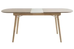 Miliboo Ausziehbarer Esstisch aus hellem Holz L150-180 cm SHELDON* Ausziehtische