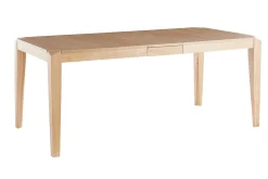 Miliboo Ausziehbarer Esstisch mit Eschen- und Hevea-Massivholzfurnier L150-180 cm BOLLY* Ausziehtische