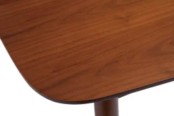 Miliboo Ausziehbarer Esstisch Nussbaum 90x130 cm NORDECO* Ausziehtische
