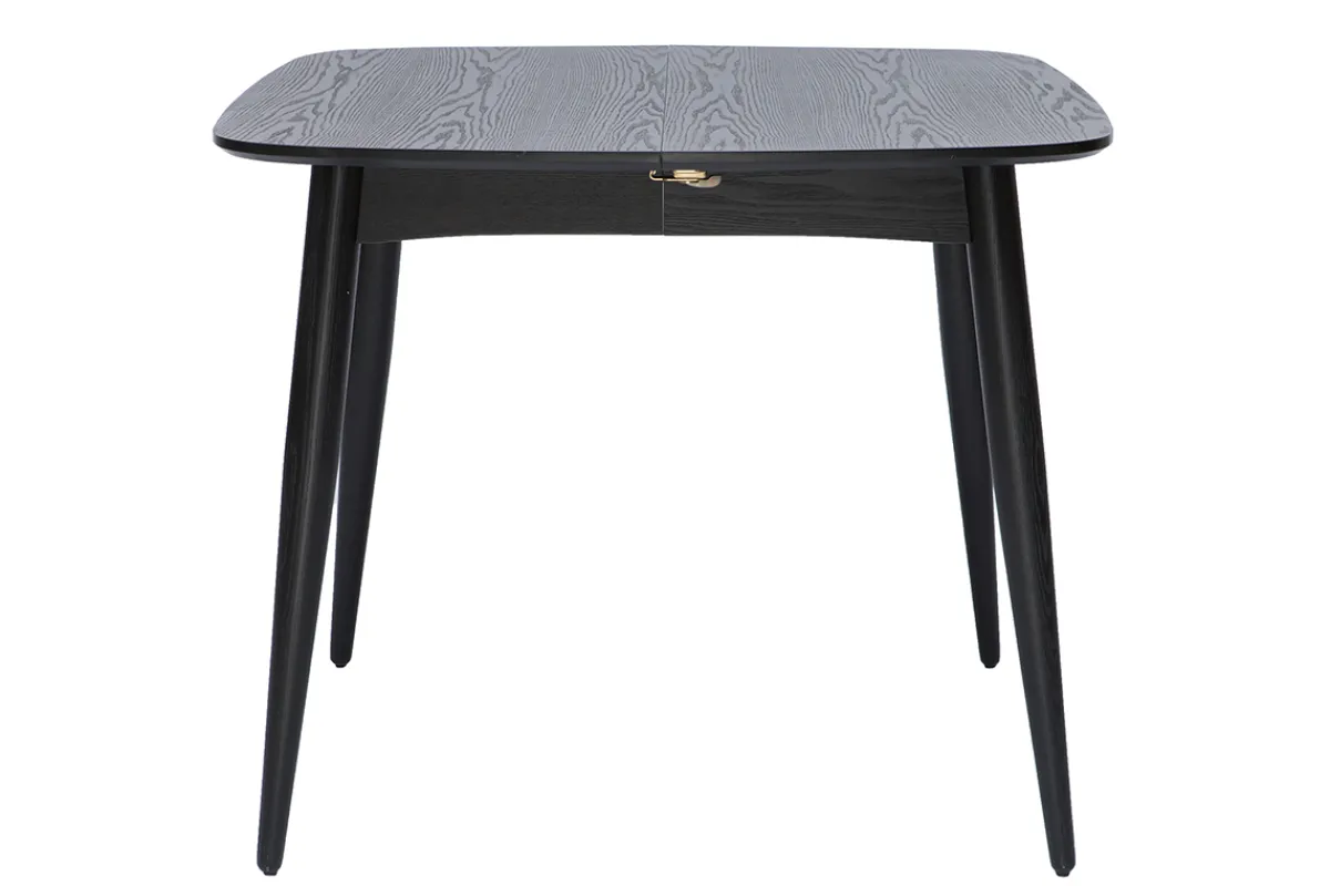 Miliboo Ausziehbarer Esstisch schwarz Länge 90x130 cm NORDECO* Ausziehtische