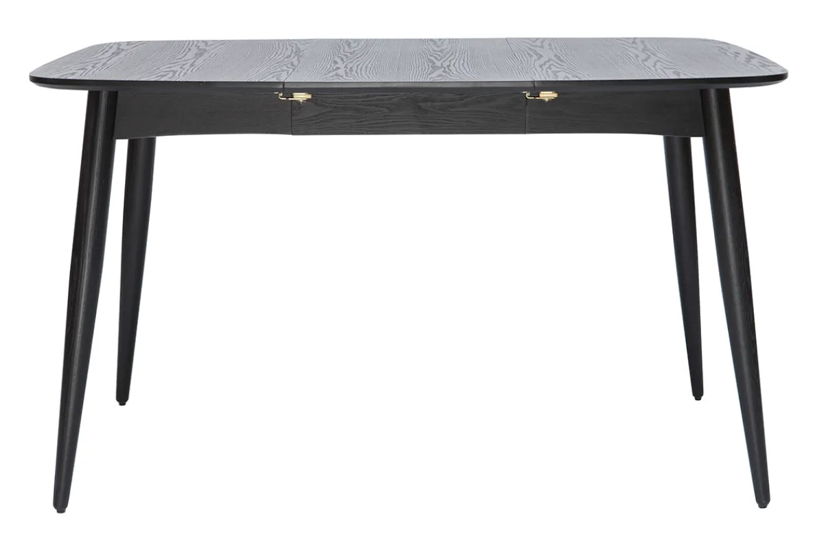 Miliboo Ausziehbarer Esstisch schwarz Länge 90x130 cm NORDECO* Ausziehtische
