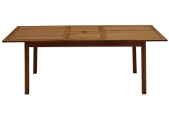 Miliboo Ausziehbarer Gartentisch aus Massivholz L160-210 cm MAYEL* Ausziehtische|Gartentische