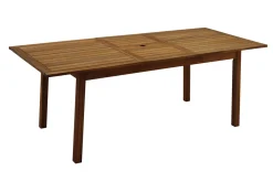 Miliboo Ausziehbarer Gartentisch aus Massivholz L160-210 cm MAYEL* Ausziehtische|Gartentische