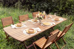Miliboo Ausziehbarer Gartentisch aus Akazienholz für 4-8 Personen CANOPEE* Gartentische