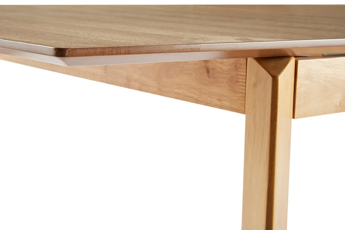 Miliboo Ausziehbarer rechteckiger Esstisch Eschenholz B160-210 cm BONAVISTA* Ausziehtische