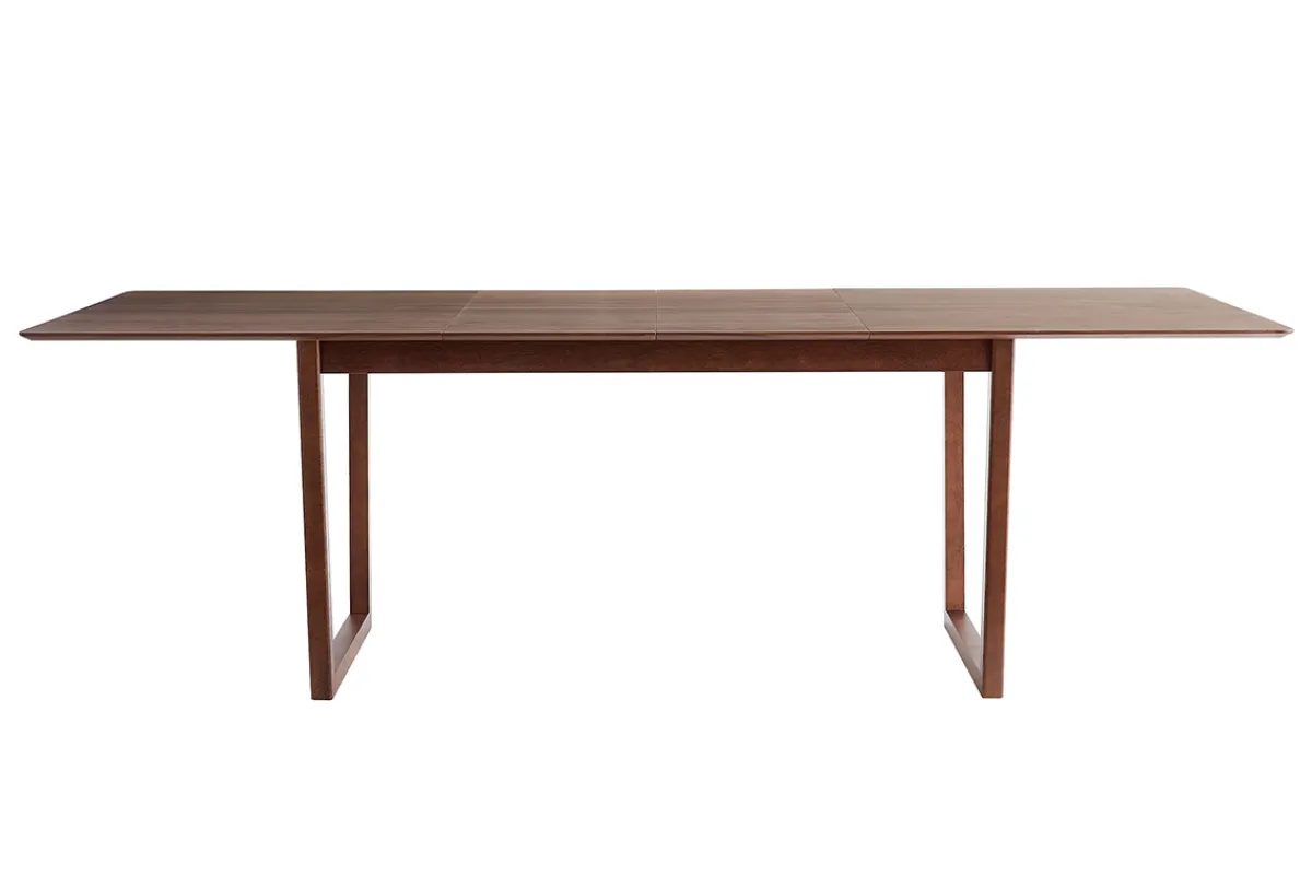 Miliboo Ausziehbarer rechteckiger Esstisch Wallnussfinish B160-240 cm LAHO* Ausziehtische