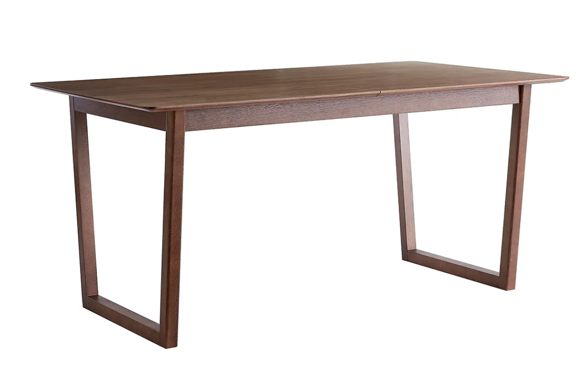 Miliboo Ausziehbarer rechteckiger Esstisch Wallnussfinish B160-240 cm LAHO* Ausziehtische