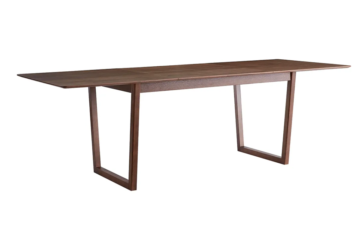 Miliboo Ausziehbarer rechteckiger Esstisch Wallnussfinish B160-240 cm LAHO* Ausziehtische