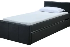 Miliboo Ausziehbett 90 x 195 cm Schwarz Matt MACCO*Kinder Betten Für Erwachsene|Kinderbetten