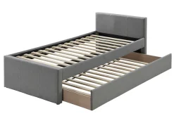 Miliboo Ausziehbett 90 x 195 grau MACCO*Kinder Kinderbetten|Kinderbetten