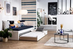 Miliboo Ausziehbett 90 x 195 grau MACCO*Kinder Kinderbetten|Kinderbetten