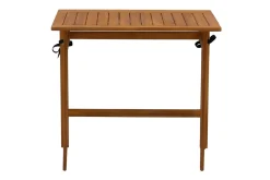 Miliboo Balkon-Klapptisch aus Massivholz B80 cm CARMEN* Gartentische