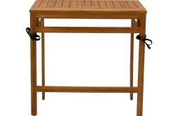 Miliboo Balkon-Klapptisch aus Massivholz B80 cm CARMEN* Gartentische
