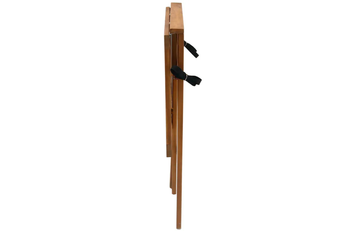 Miliboo Balkon-Klapptisch aus Massivholz B80 cm CARMEN* Gartentische