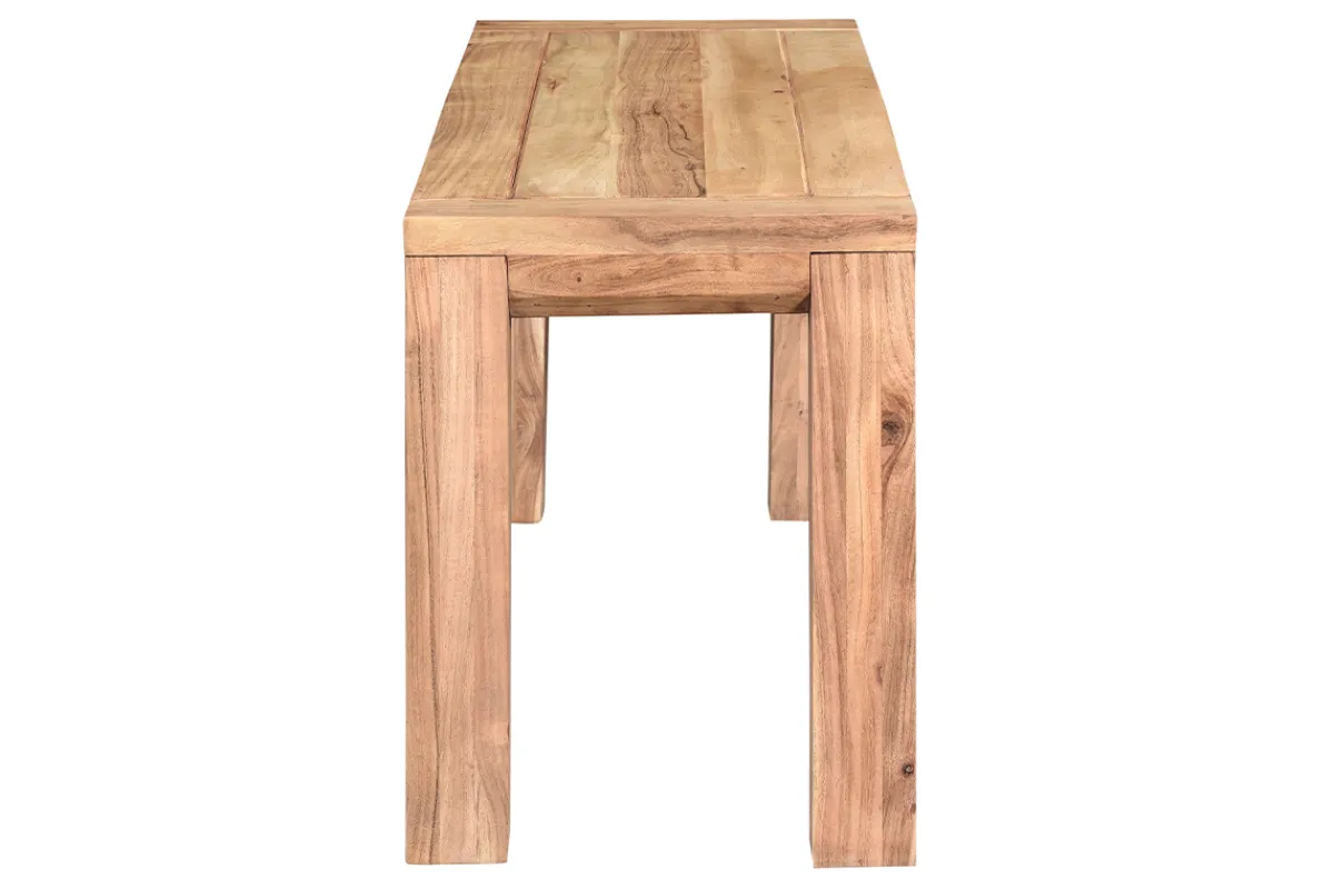 Miliboo Bank aus massivem Akazienholz B95 cm BALTO* Holzstühle|Bänke