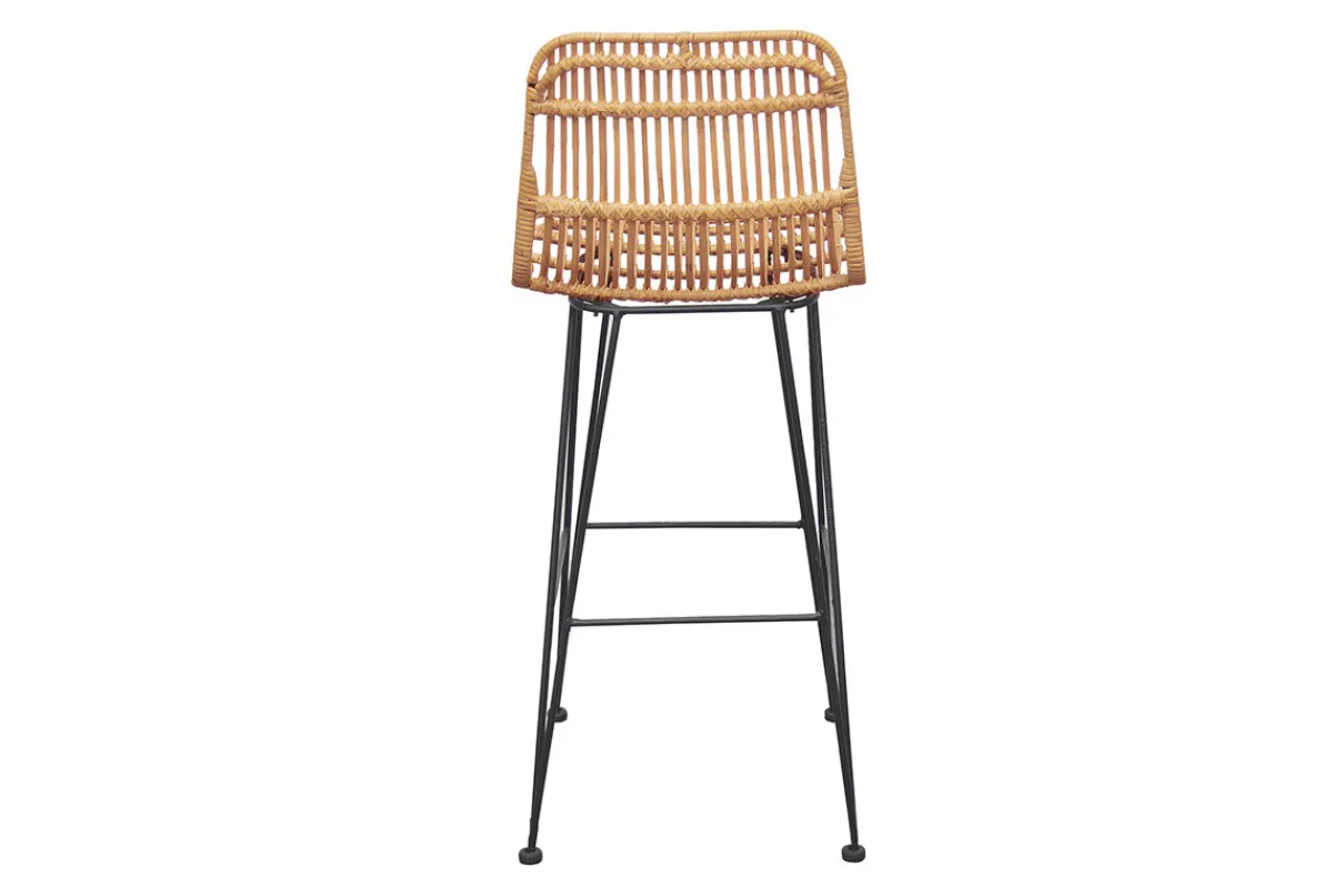 Miliboo Barhocker aus Rattan naturfarben 2-er Set MALACCA* Barhocker