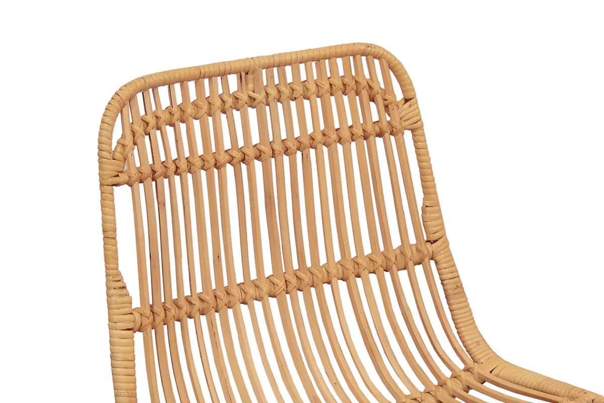 Miliboo Barhocker aus Rattan naturfarben 2-er Set MALACCA* Barhocker