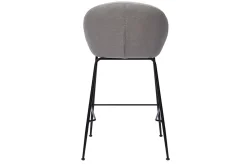 Miliboo Barhocker hellgrauer Stoff 65cm (2er Set) SHERU* Barhocker