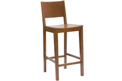 Miliboo Barhocker mit Walnussfurnier H65 cm MELVIL* Barhocker