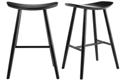 Miliboo Barhocker schwarz H65 cm (2er-Set) DEMORY* Barhocker