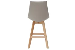 Miliboo Barhocker skandinavisch Hellgrau 65 cm (2er-Set) MATILDE* Barhocker