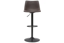 Miliboo Barhocker Vintage PU braun 2er Set NEW ROCK* Barhocker