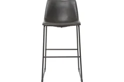 Miliboo Barhocker Vintage PU Schwarz 73 cm 2er Set NEW ROCK* Barhocker