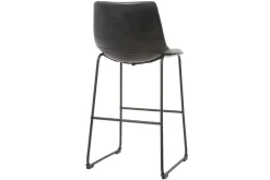 Miliboo Barhocker Vintage PU Schwarz 73 cm 2er Set NEW ROCK* Barhocker