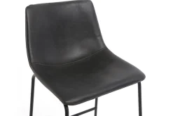 Miliboo Barhocker Vintage PU Schwarz 73 cm 2er Set NEW ROCK* Barhocker