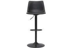 Miliboo Barhocker Vintage PU schwarz 2er Set NEW ROCK* Barhocker