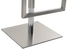 Miliboo Barhocker zeitgenössisches Design Metall und PU Weiß - KYLE* Barhocker